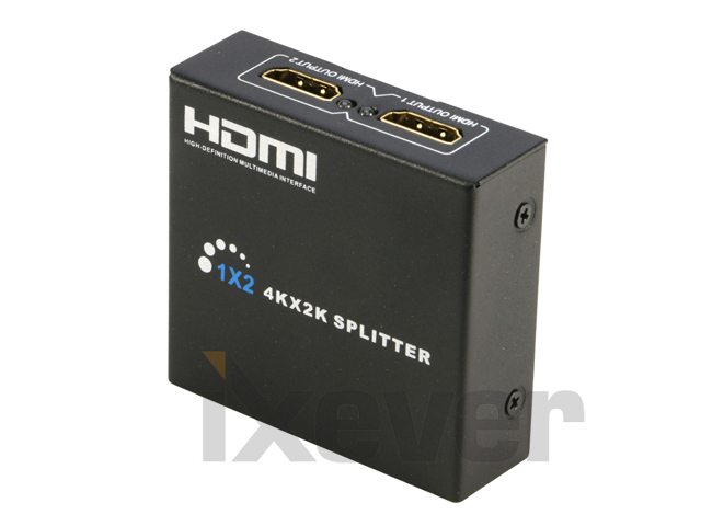 Powered HDMI Splitter Amplifier 1 in 2 out 4K x 2K Ultra HD and 3D Full HD 1080P