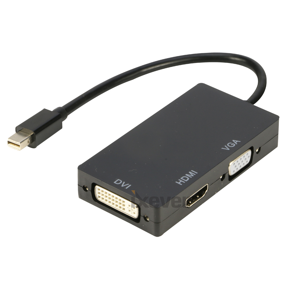 ADAPTADOR MINI DISPLAYPORT DP THUNDERBOLT A HDMI DVI VGA 