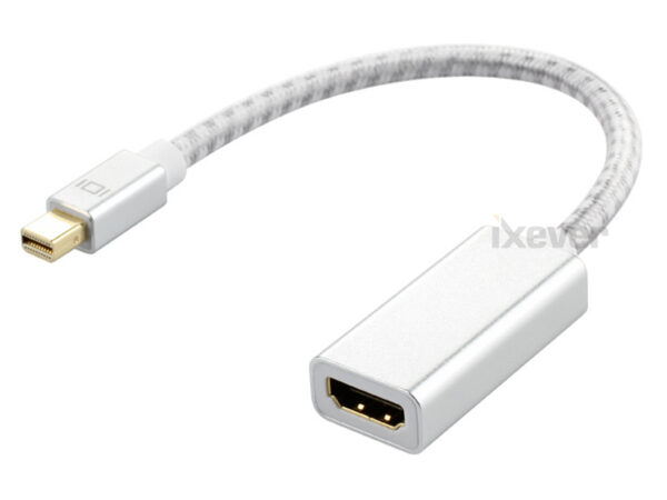 Mini DisplayPort to HDMI AV HDTV Adapter Male to Female for Apple MacBook, iMac Gold Plated 22cm Cable