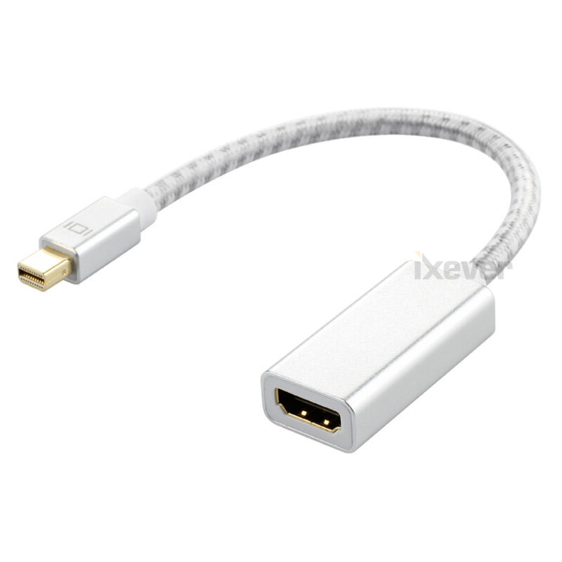 Mini DisplayPort to HDMI AV HDTV Adapter Male to Female for Apple MacBook, iMac Gold Plated 22cm Cable