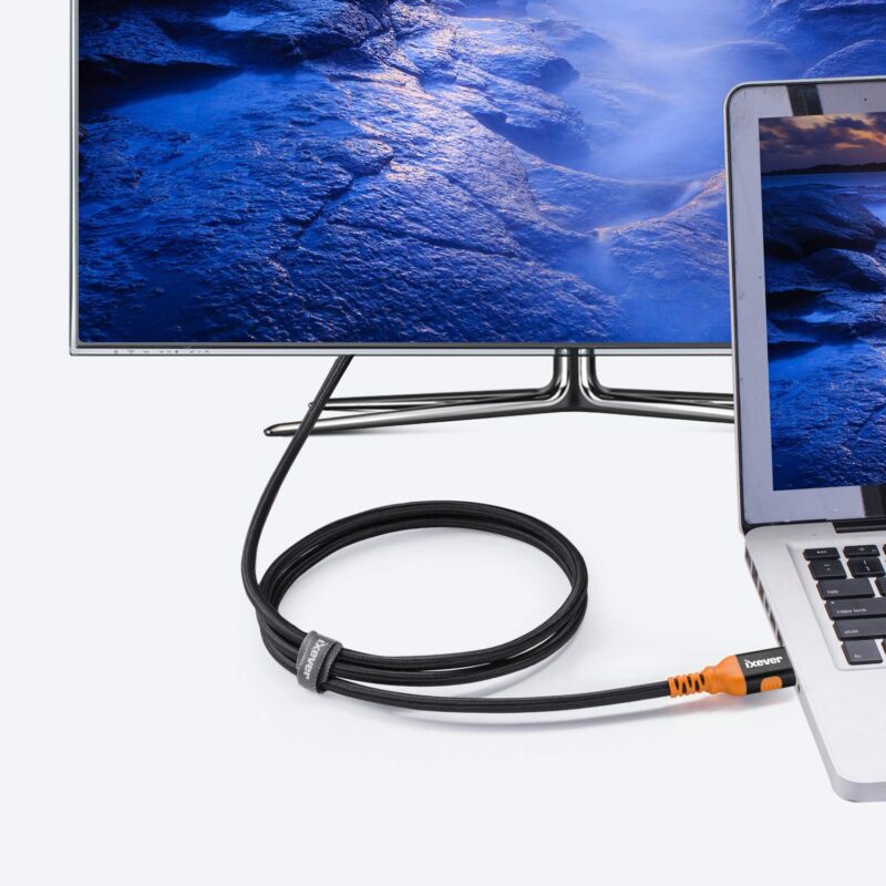 2 Pack DisplayPort 1.4 Cable 8K 60Hz 6.6Ft (2m), DisplayPort to DisplayPort Ultra Hi Speed 8K 60Hz, 4K 144Hz Supports HBR3, DSC, HDR 10, UHD, up to 32.4 Gbit/s For PC, Monitor, HDTV, Projectors - Image 7