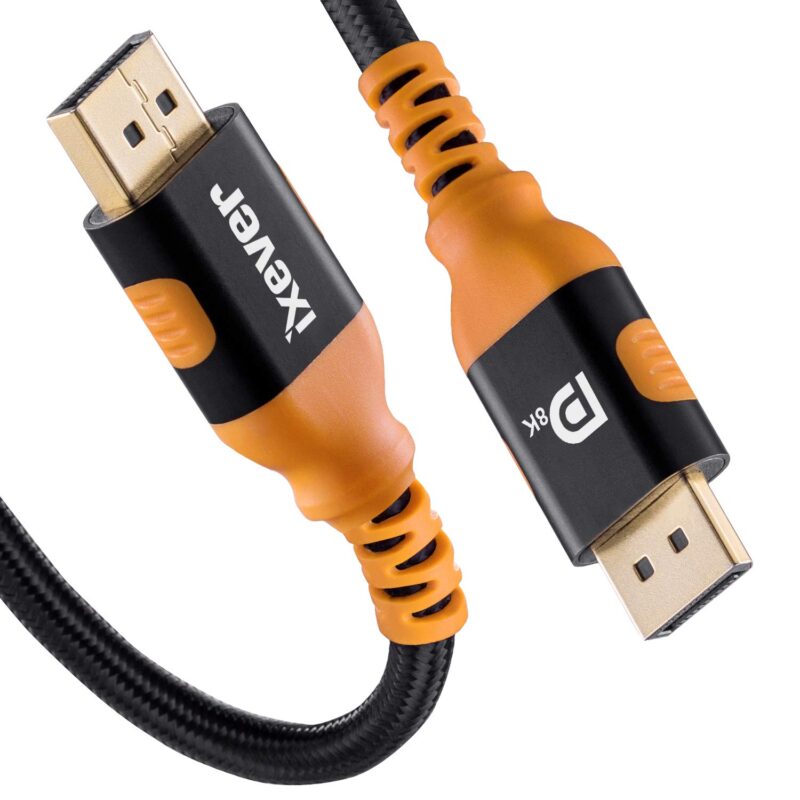 2 Pack DisplayPort 1.4 Cable 8K 60Hz 6.6Ft (2m), DisplayPort to DisplayPort Ultra Hi Speed 8K 60Hz, 4K 144Hz Supports HBR3, DSC, HDR 10, UHD, up to 32.4 Gbit/s For PC, Monitor, HDTV, Projectors - Image 4