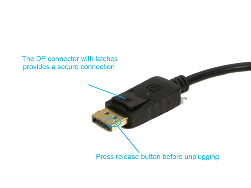 Display Port to VGA (2Pack), Gold Plated DisplayPort to VGA Converter Adapter (Male to Female) for Computer, Desktop, Laptop, PC, Monitor, Projector, HDTV, HP, Lenovo, Dell, ASUS and More - Image 4