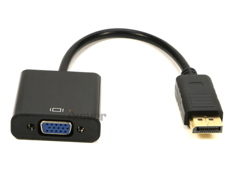 DisplayPort to VGA Adapter, 5 Pack Gold-Plated Display Port to VGA Adapter (Male to Female) Compatible with Computer, Desktop, Laptop, PC, Monitor, Projector, HDTV - Black - Image 7