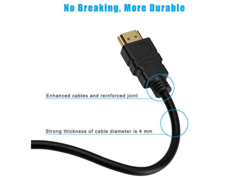 HDMI to VGA Adapter, iXever Gold-Plated HDMI to VGA Adapter (Male to Female) for Computer, Desktop, Laptop, PC, Monitor, Projector, HDTV, Chromebook, Raspberry Pi, Roku, Xbox and More - Black - Image 6