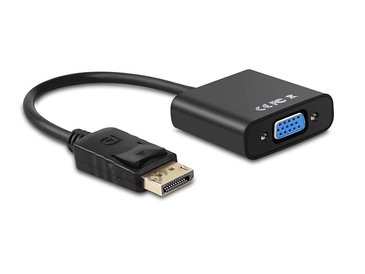 Black HDMI to VGA Adaptor