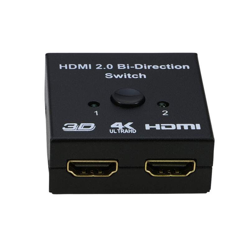 HDMI Switch 4K HDMI Splitter, iXever Aluminum HDMI Switcher 2 Input 1 Output Bi-Directional, HDMI Switch Splitter 2 x 1/1 x 2, No External Power Required, Support 4K 3D HD 1080P for Xbox PS4 Roku HDTV - Image 7