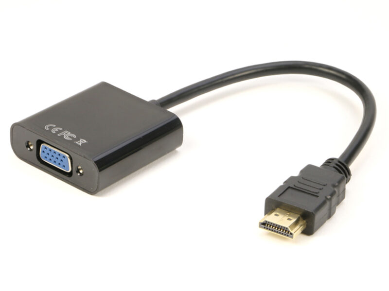 HDMI to VGA PC Male to Female Gold-Plated HDMI to VGA Adapter Chromebook Roku Monitor Laptop Projector HDTV Xbox HDMI to VGA Converter for Desktop Raspberry Pi 