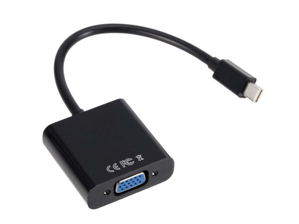 Mini DisplayPort (Mini DP) to VGA Adapter, iXever Gold Plated 1080P Thunderbolt Port Compatible Converter, For Compatible with MacBook Air, MacBook Pro (BEFORE 2016), iMac (BEFORE 2017), Mac Mini Pro