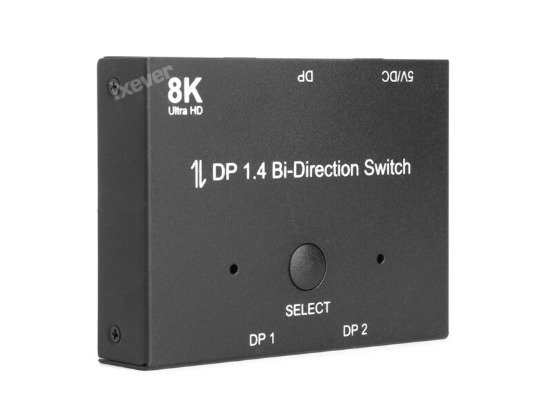 8K DisplayPort 1.4 Switch, iXever DP DisplayPort 1.4 Bi-Direction Switch Splitter 1X2 or 2x1 DP 1.4 KVM 8K@60Hz 4K@120Hz for Multiple Source and displays switcher - Image 7