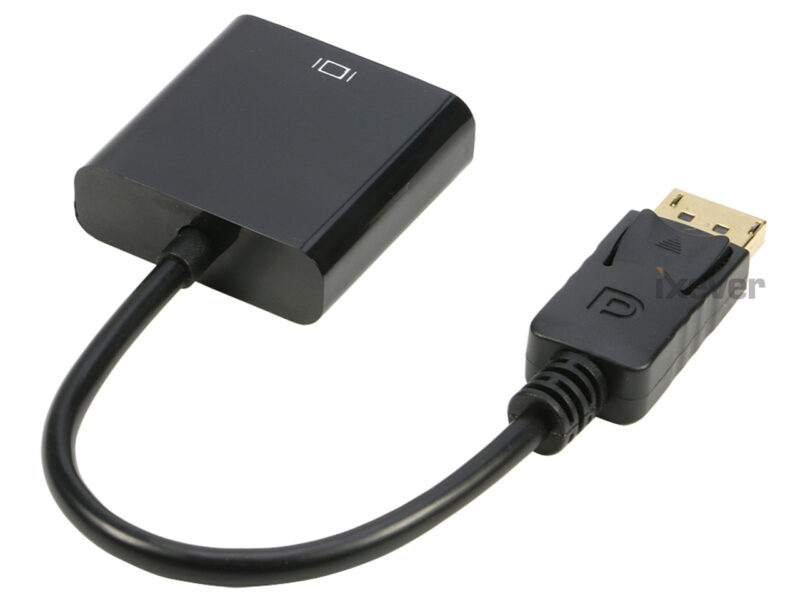 DisplayPort (DP) to DVI Adapter, iXever Gold-Plated Display Port to DVI-D Adapter (Male to Female) Compatible with Computer, Desktop, Laptop, PC, Monitor, Projector, HDTV - Black - Image 7