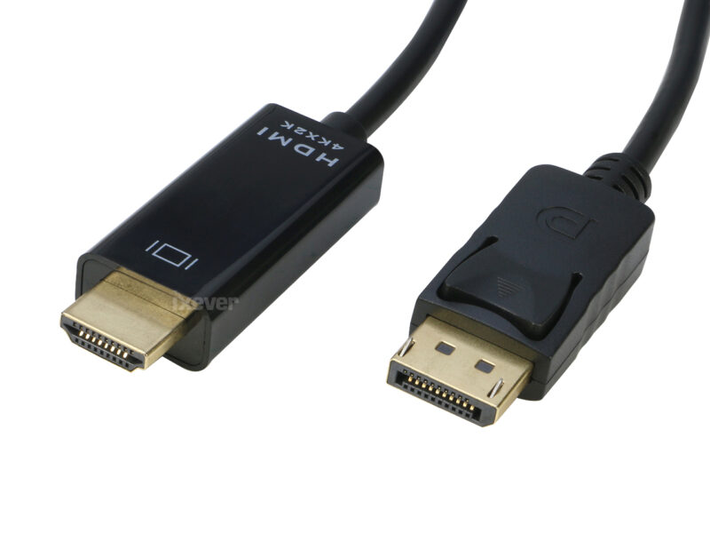 DP DisplayPort to HDMI Cable 6ft, IXEVER 4K Display Port to HDMI Adapter Male to Male 6 Feet Cable Cord Converter for PCs to HDTV, Monitor, Projector - Image 6