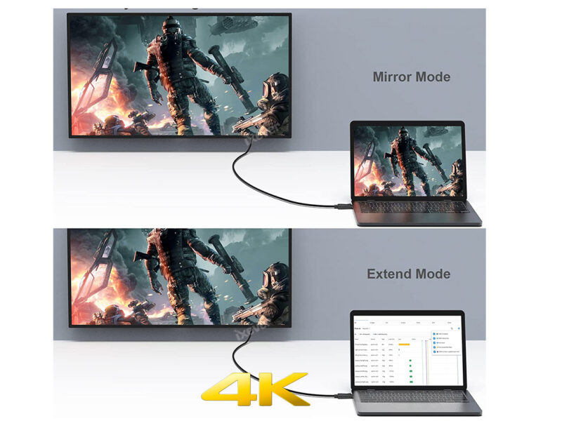 DP DisplayPort to HDMI Cable 6ft, IXEVER 4K Display Port to HDMI Adapter Male to Male 6 Feet Cable Cord Converter for PCs to HDTV, Monitor, Projector - Image 8