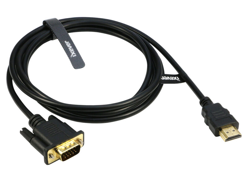 HDMI to VGA Adapter Cable 6FT, iXever Gold-Plated HDMI to VGA Cable Male to Male 1080P Compatible for Computer, Desktop, Laptop, PC, Monitor, Projector, HDTV and More - Image 7